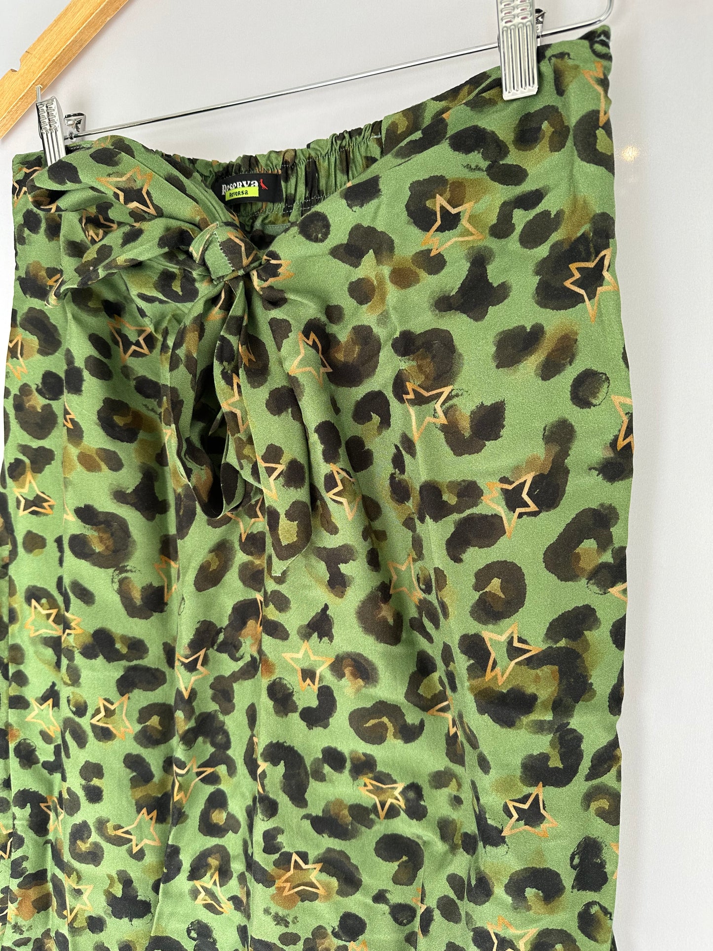 Reserva · Saia com amarração animal print