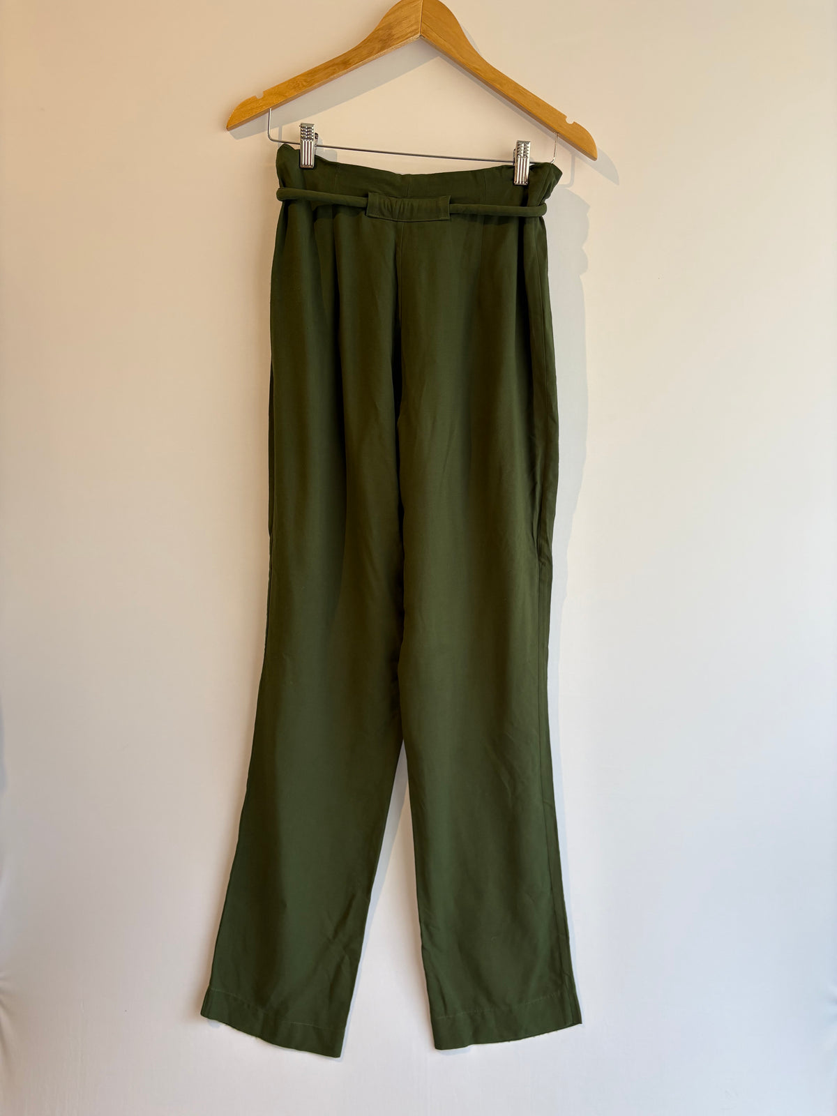 Maria Filó · Calça com amarração – verde escuro – Tam. PP