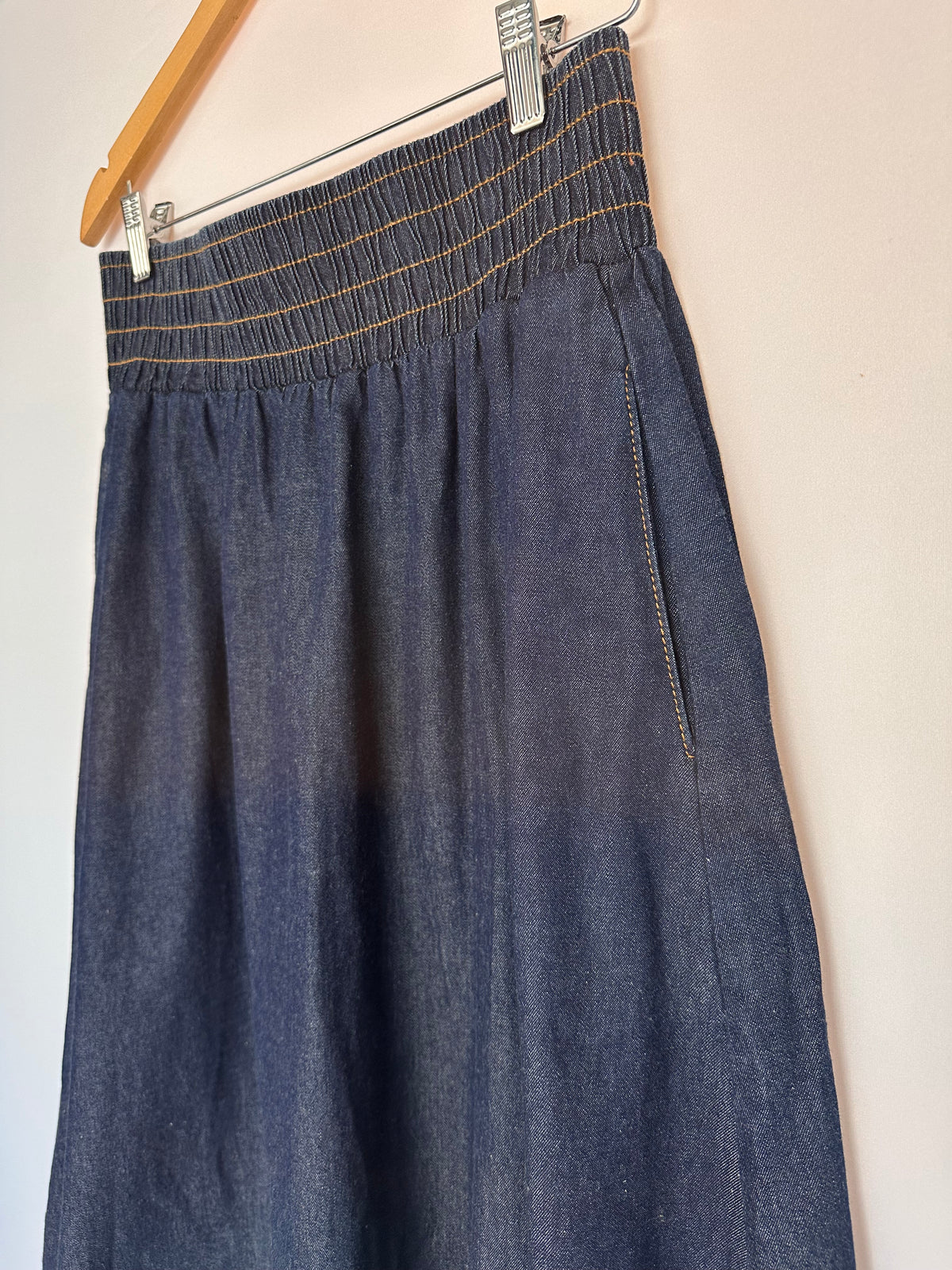 Le Lis Blanc · Saia jeans – lavagem escura – Tam. G