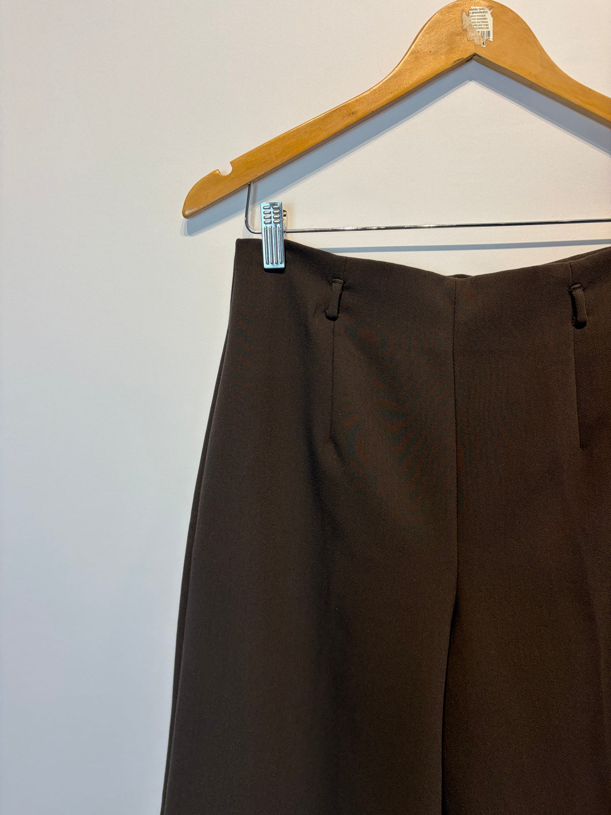 Zara · Calça social – marrom – Tam. P