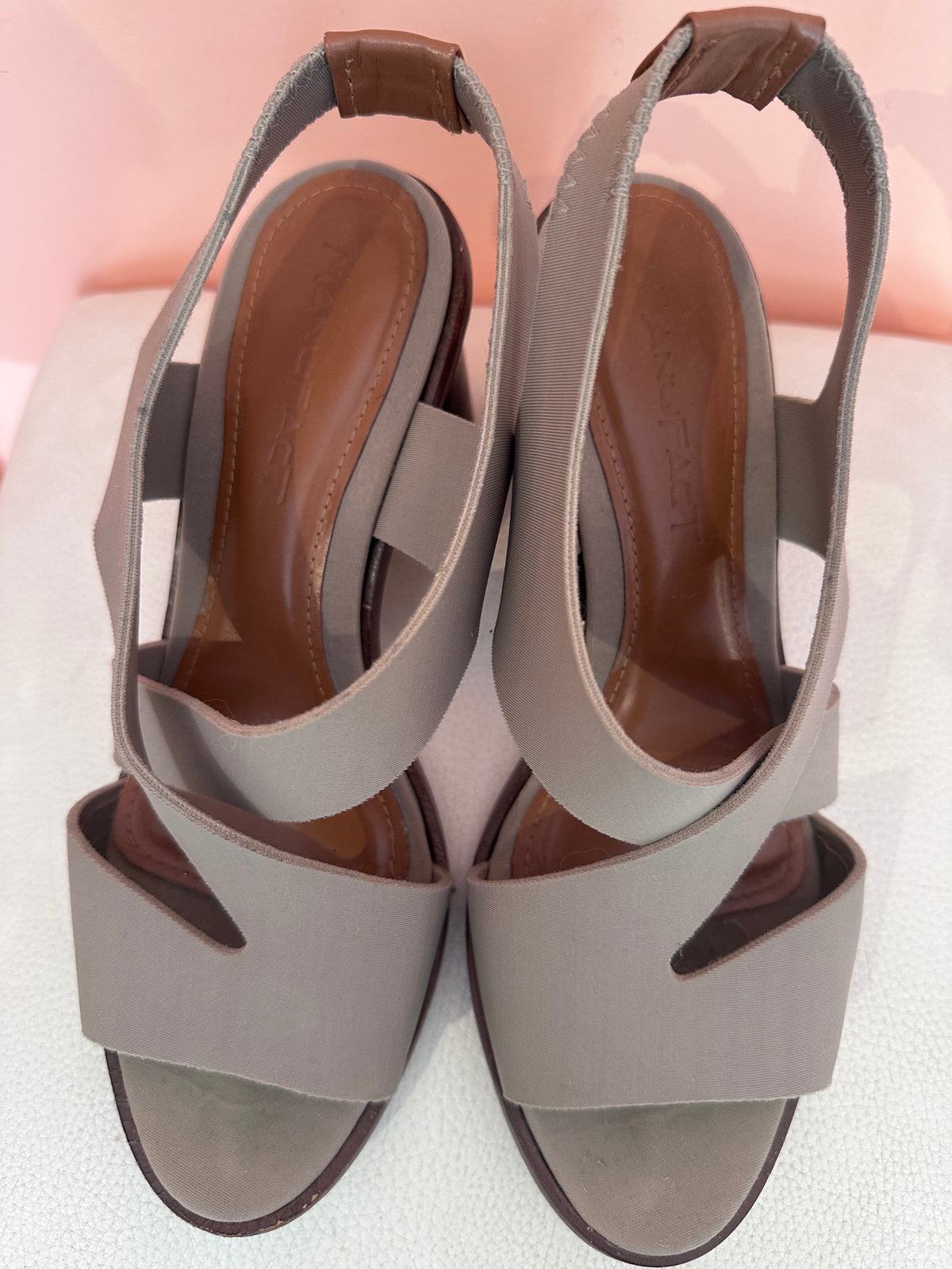 Manufact · Sandália em neoprene 36 – cinza