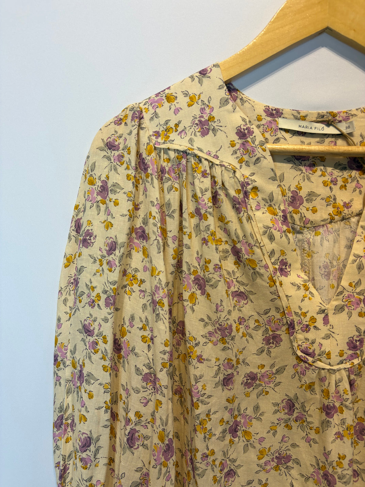 Maria Filó · Blusa tipo bata floral
