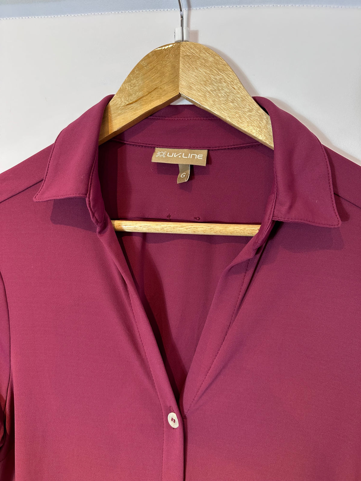UV Line · Camisa longa – vinho – Tam. G