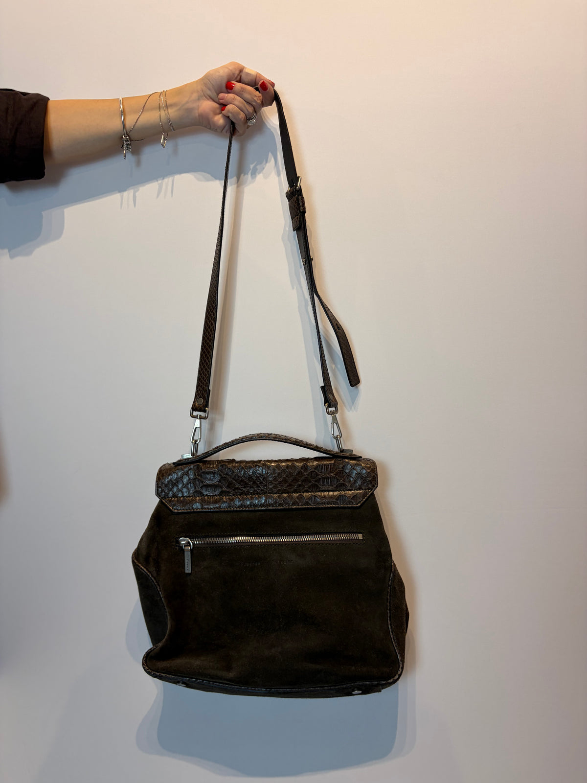 Proenza Schouler · Bolsa camurça – café