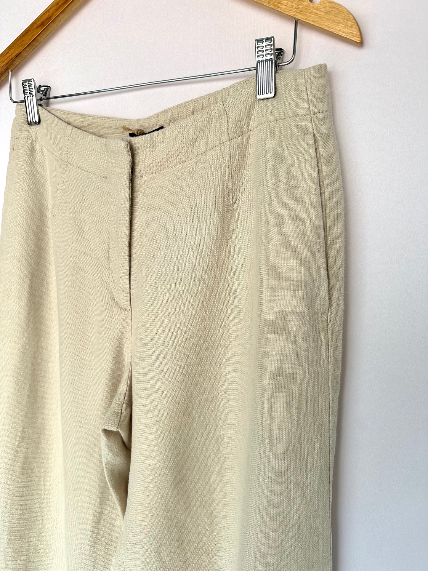 Massimo Dutti · Calça modelagem ampla
