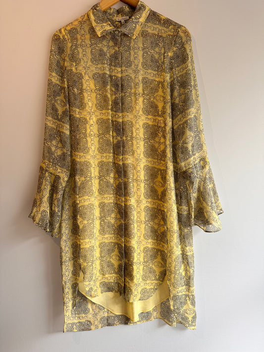 Le Lis Blanc · Vestido chamise mídi com combinação