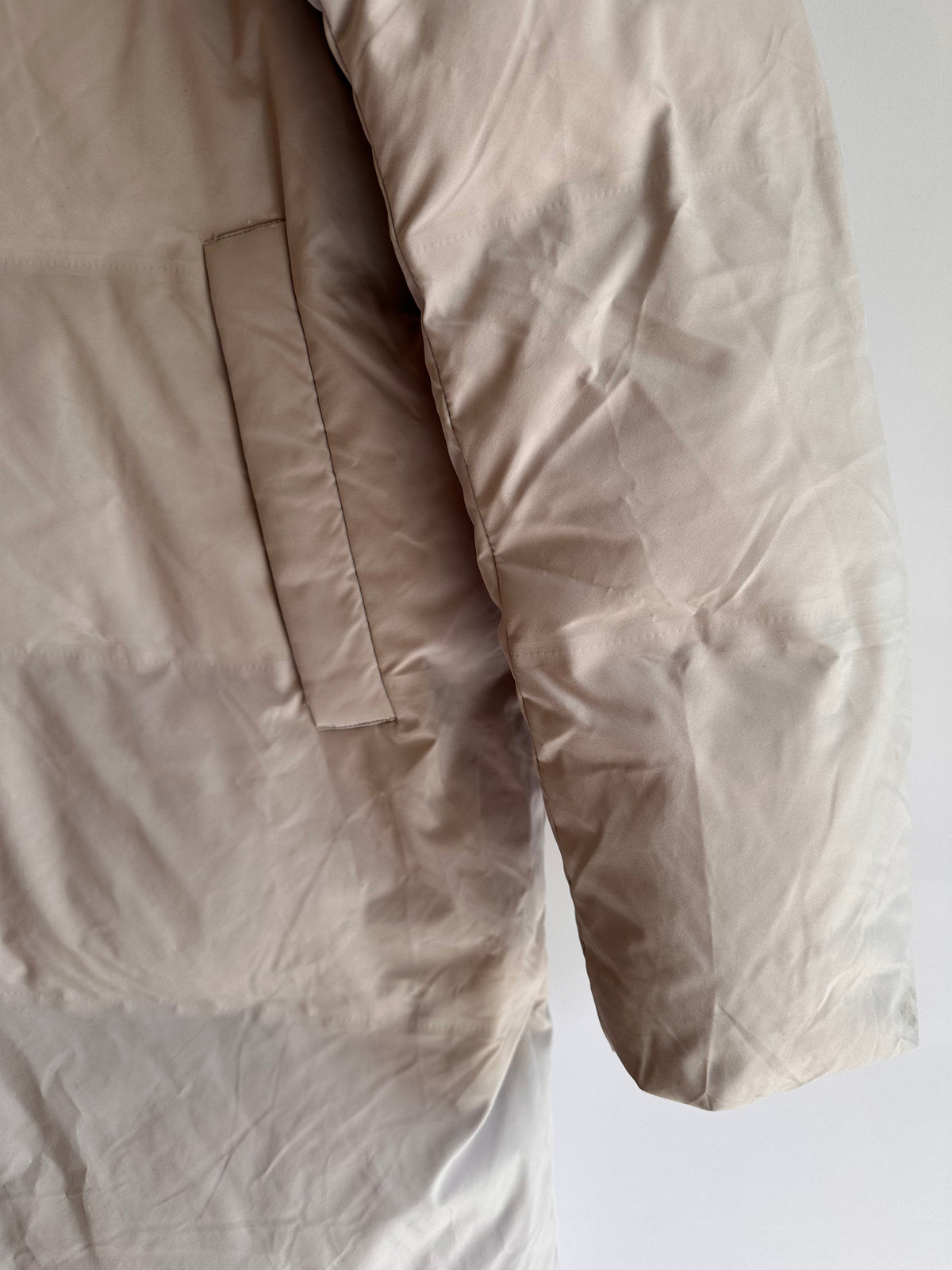 Uniqlo · Casaco impermeável longo – cinza – Tam. M