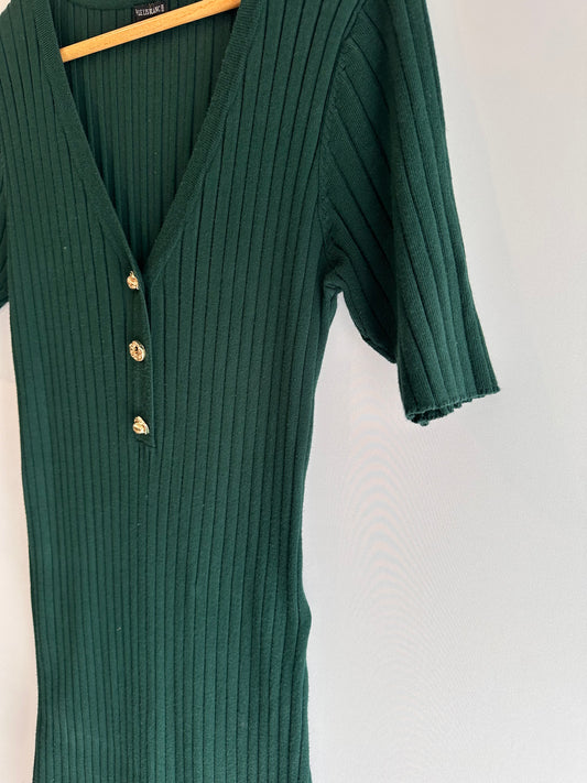 Le Lis Blanc · Vestido canelado