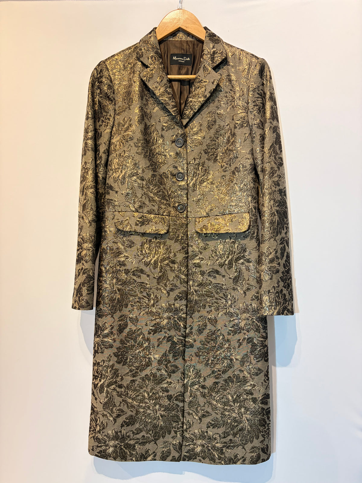 Massimo Dutti · Blazer alongado em jakar