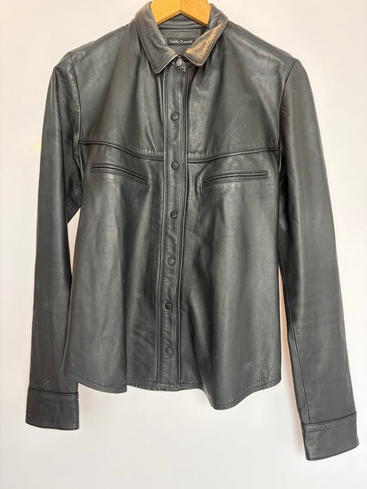 Isabela Pimenta · Camisa em couro – preto – Tam. P