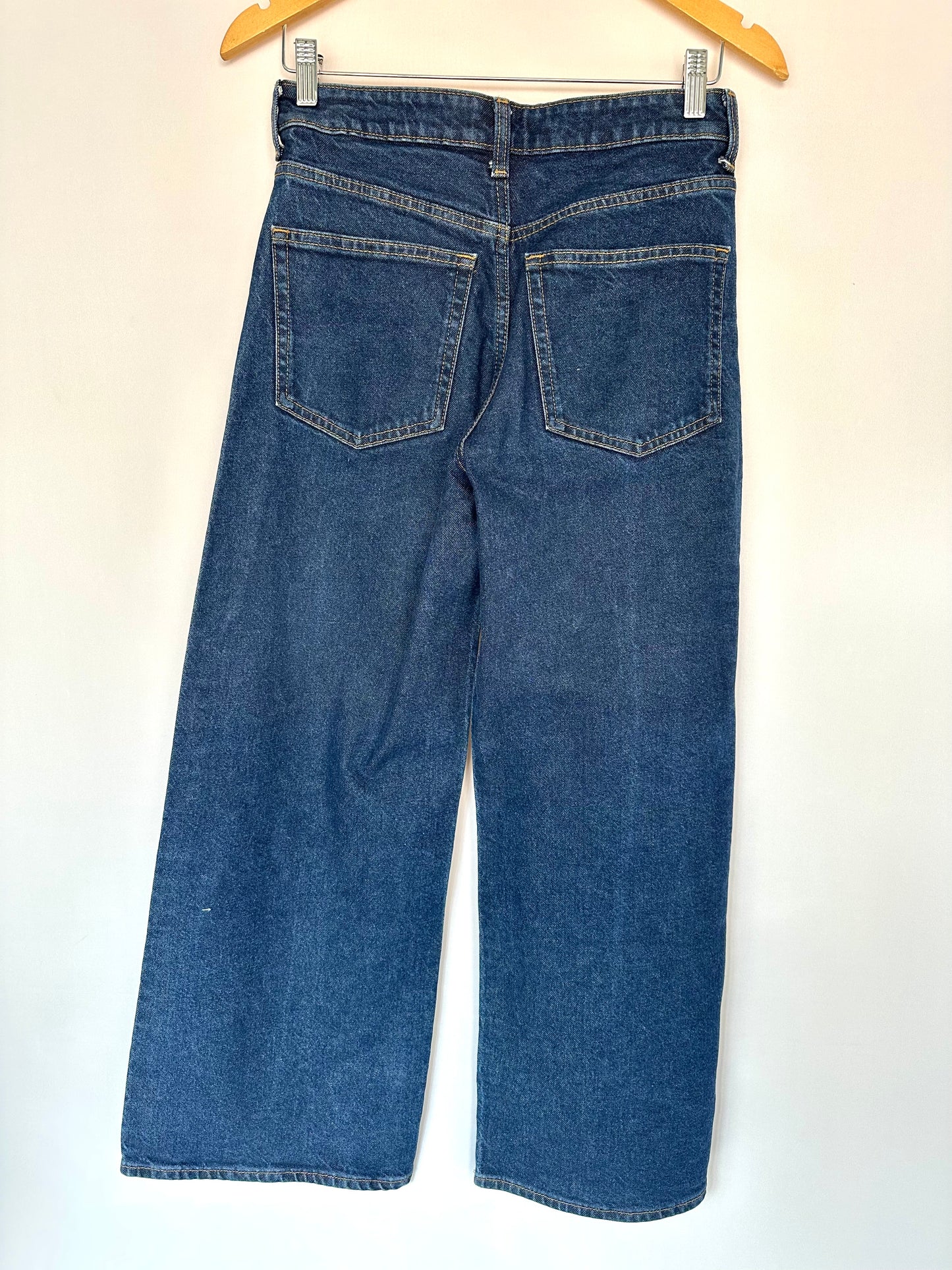 H&M · Calça jeans wide leg