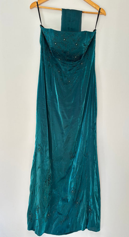 Outra · Vestido de festa tomara que caia bordado. Marca Gorgeous