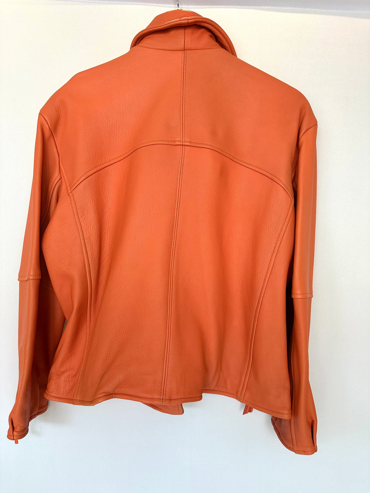 Animale · Jaqueta em couro coral estilo Biker – Tam. G