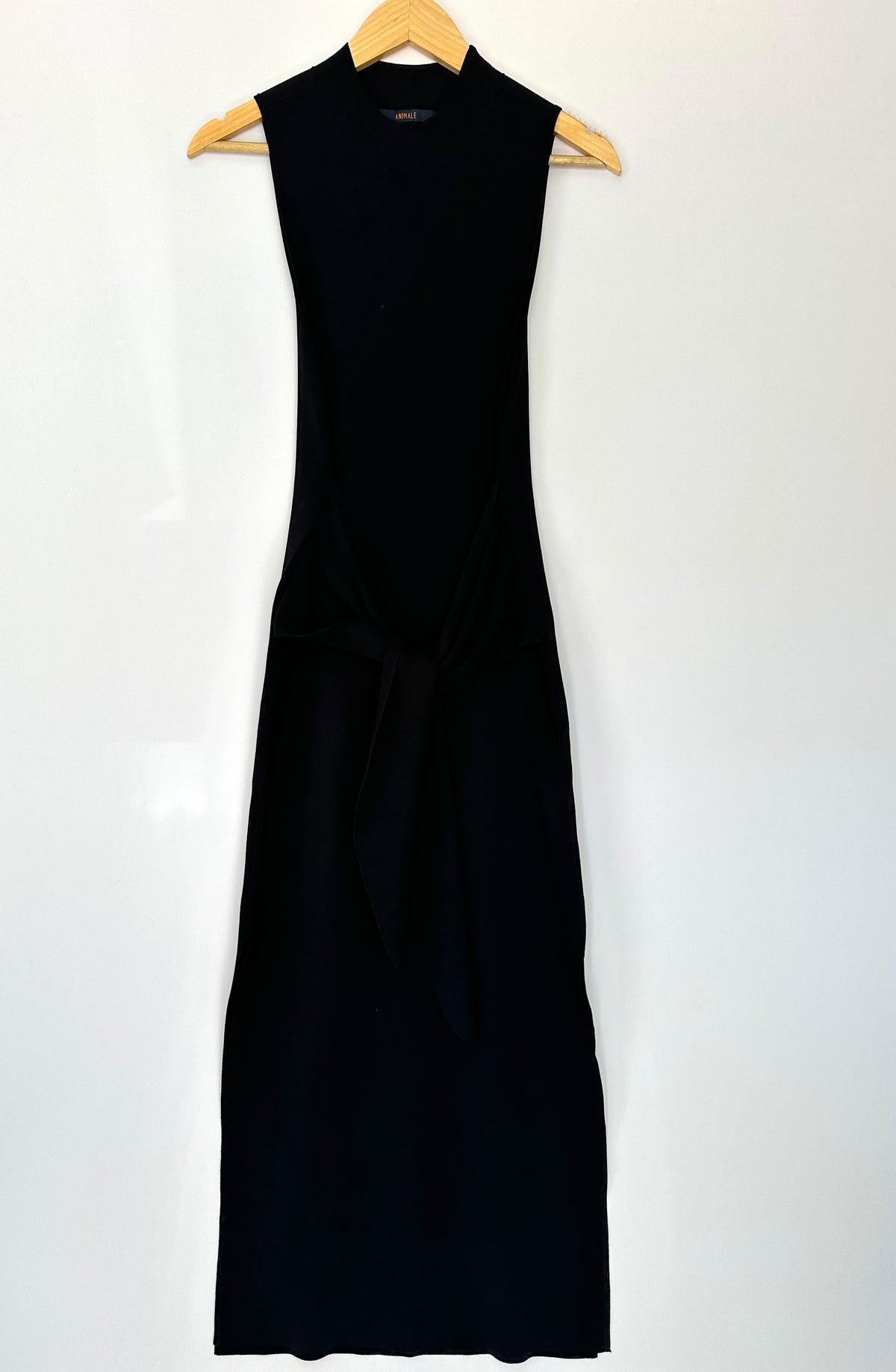 Animale · Vestido com detalhe de amarração – preto – Tam. M