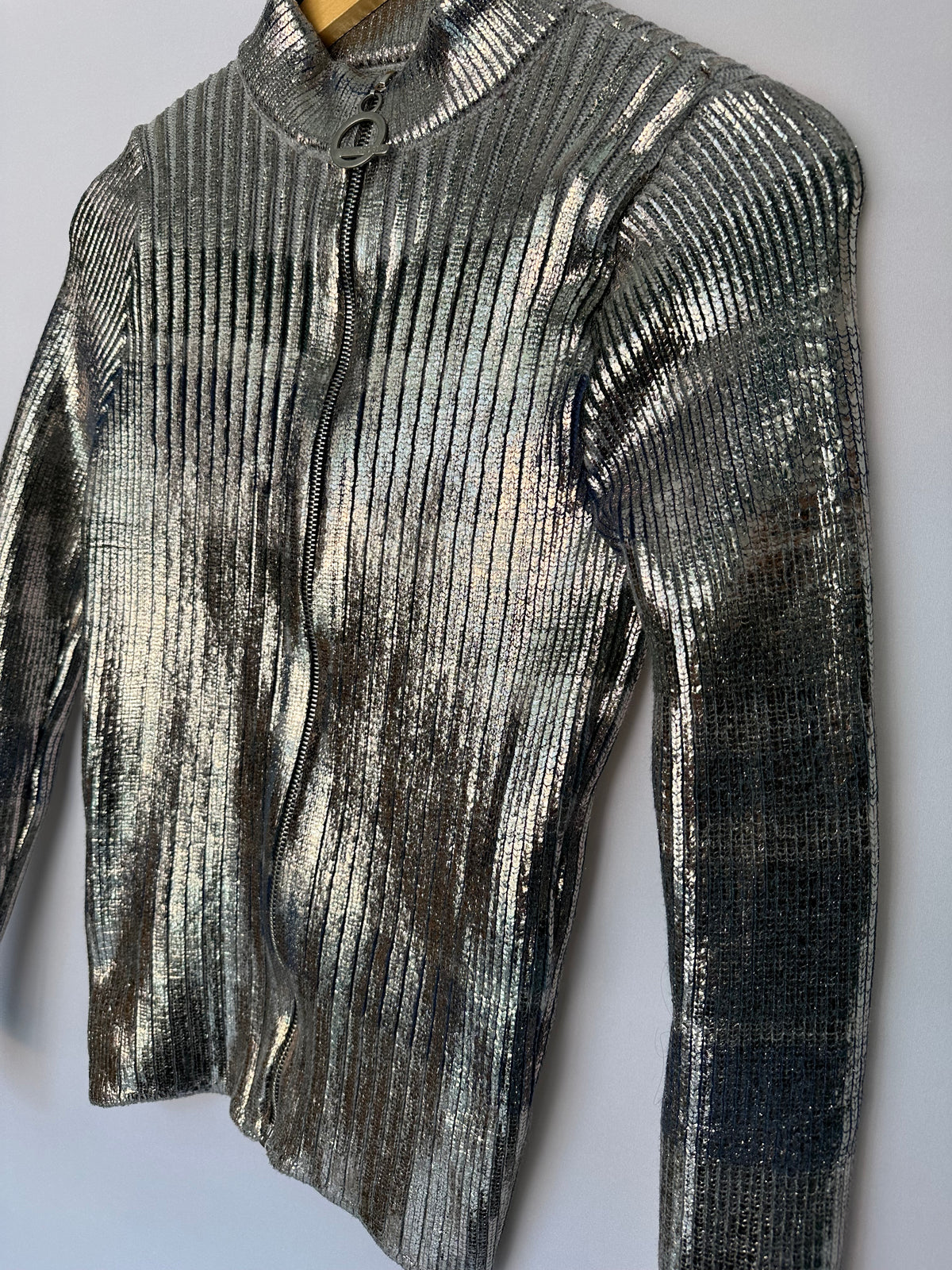Sacada · Tricô foil – prata – Tam. M