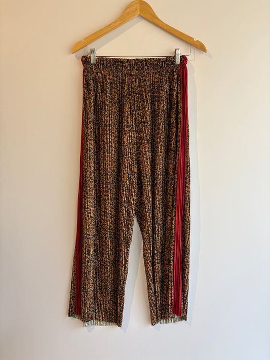 Farm · Calça animal print drapeada