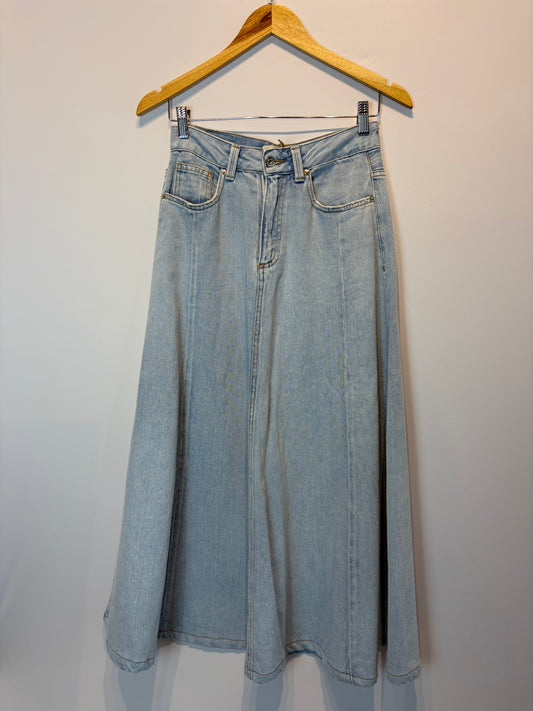 Shoulder · Saia jeans – lavagem clara – Tam. PP