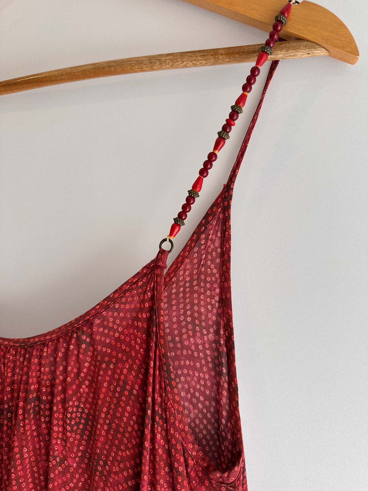 Cia Marítima · Vestido alcinha longo – vinho – Tam. G