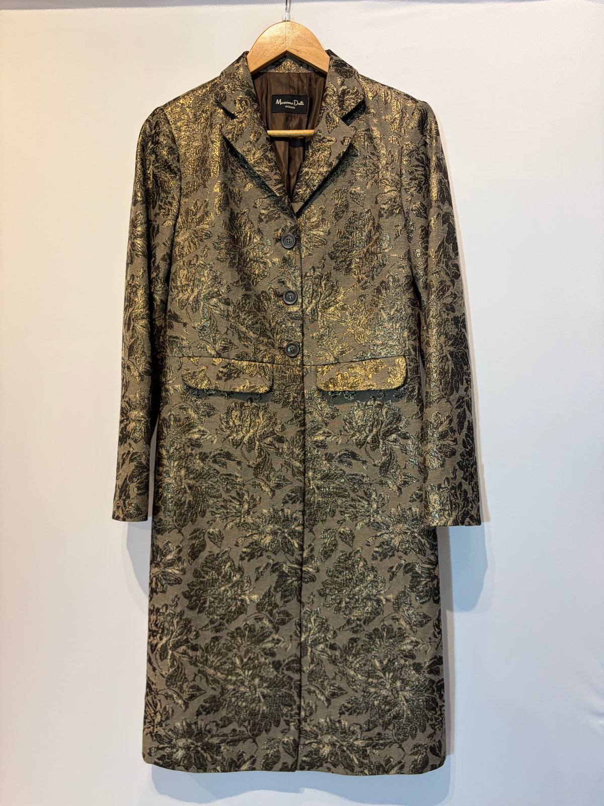 Massimo Dutti · Blazer alongado em jakar