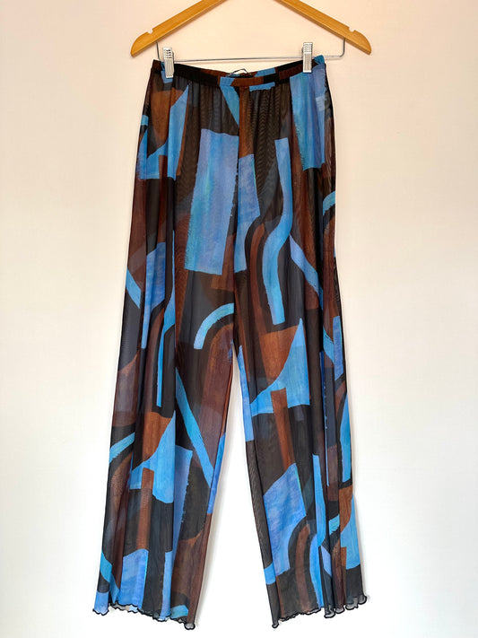 Zara · Calça em micro tule