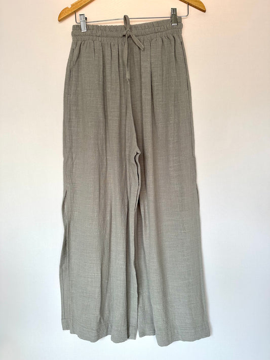Outra · Calça reta em algodão soraque