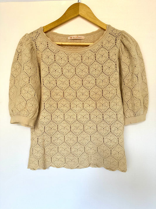 Galeria Tricot · Blusa em tricô conjunto