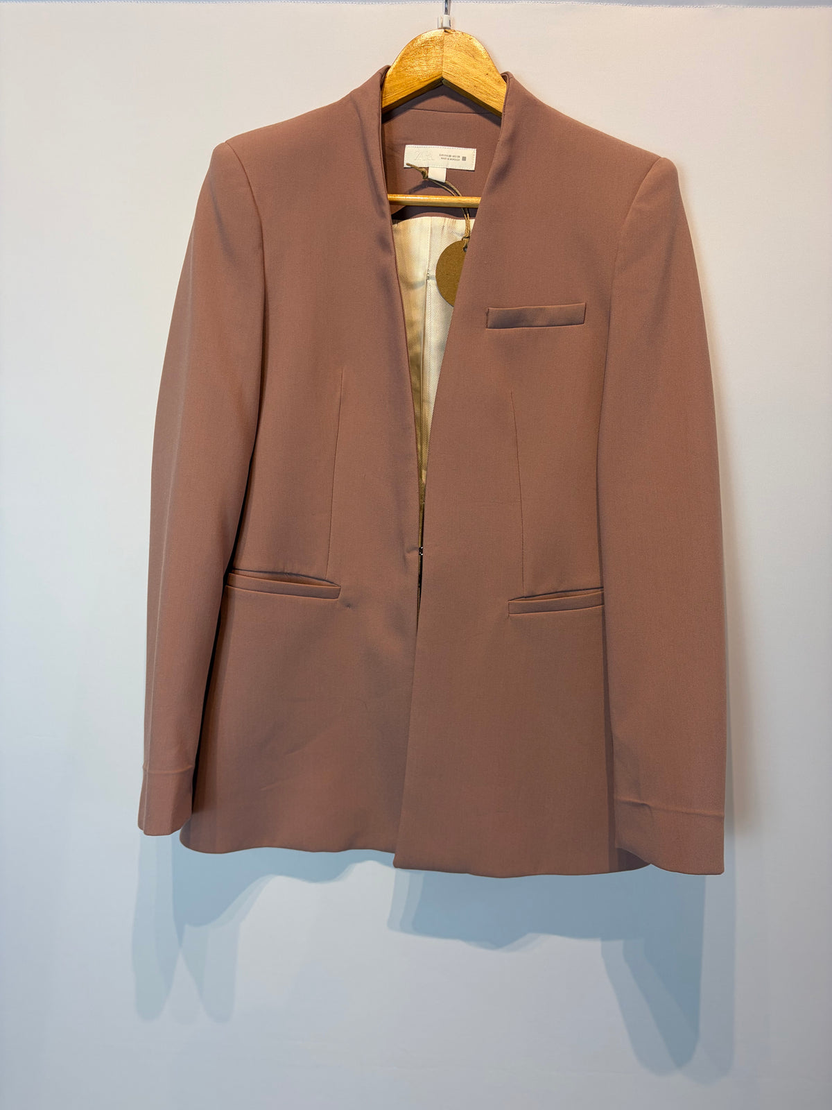 Zara · Blazer sem lapela