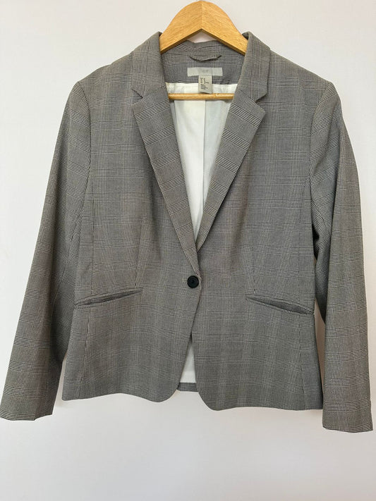 H&M · Blazer xadrez