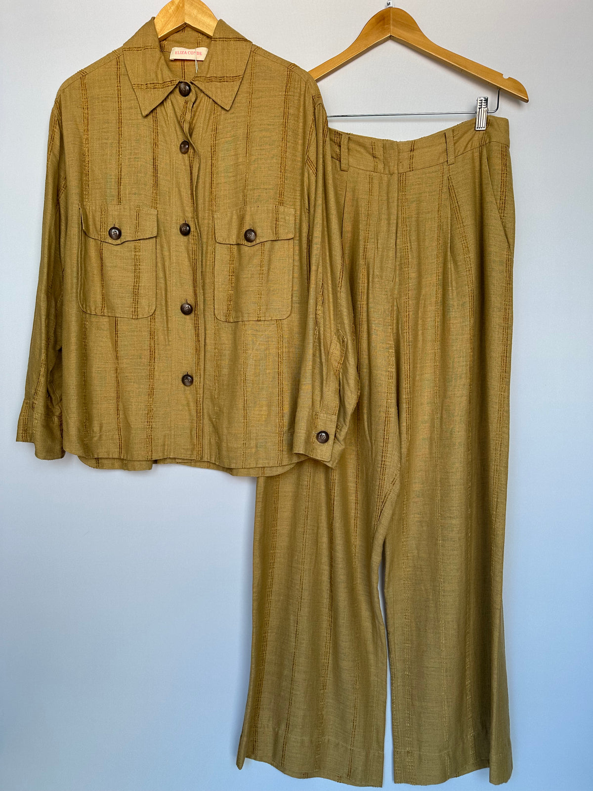 Calça conjunto Eliza Conde marrom – Tam. M