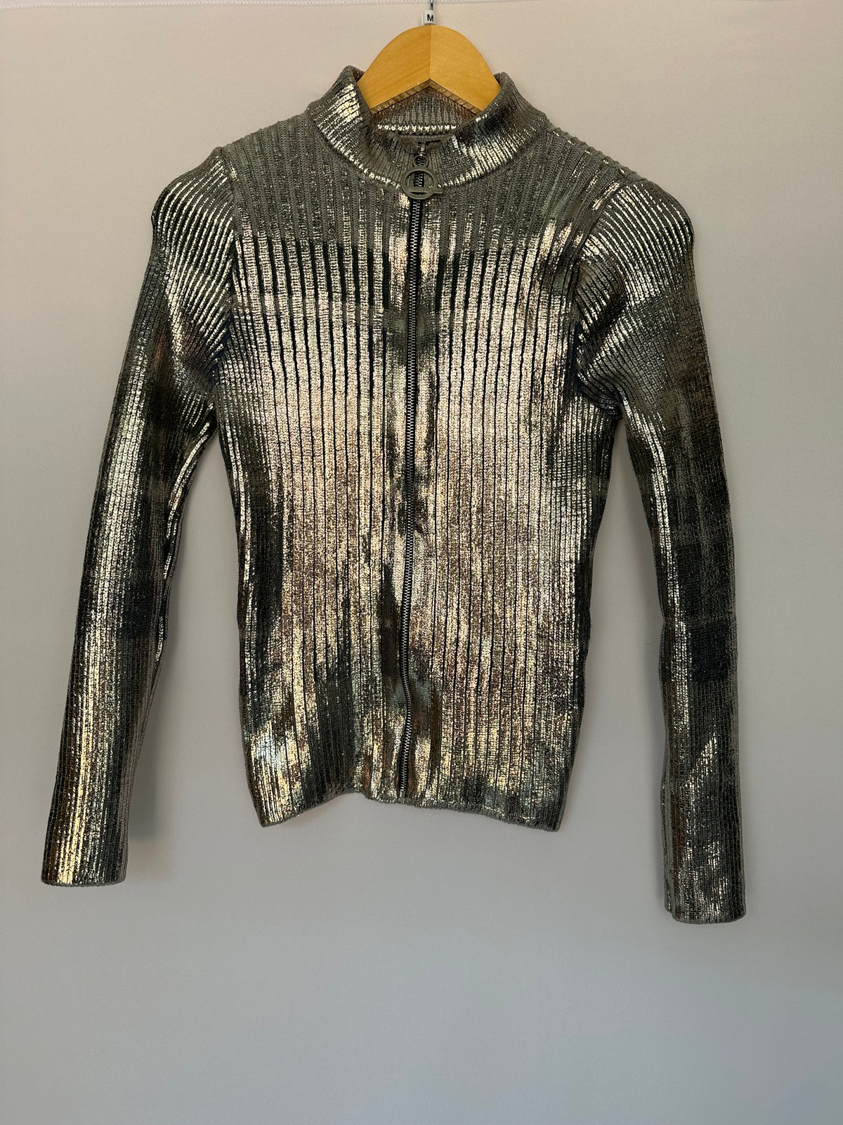 Sacada · Tricô foil – prata – Tam. M