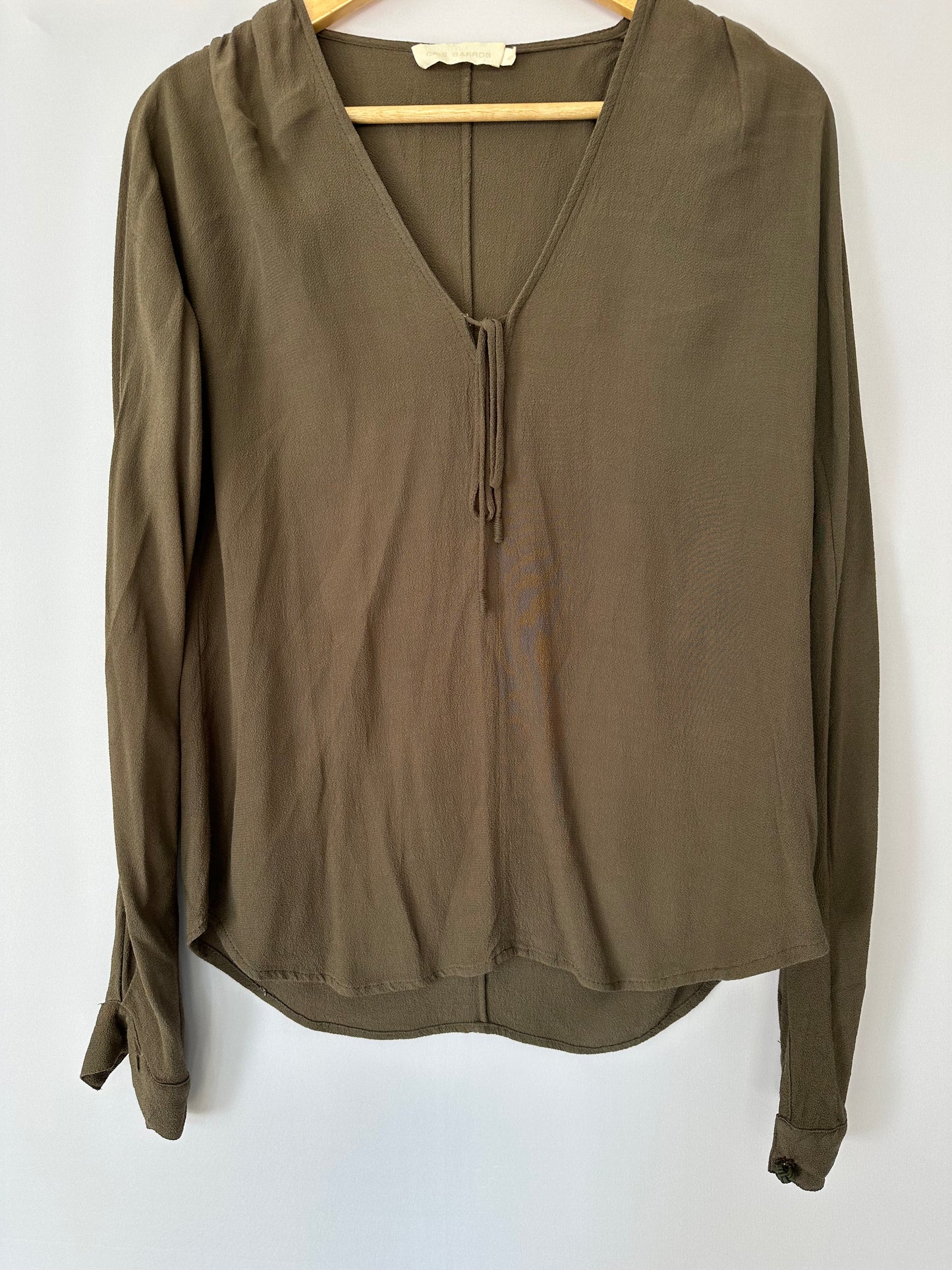 Cris Barros · Blusa tipo bata