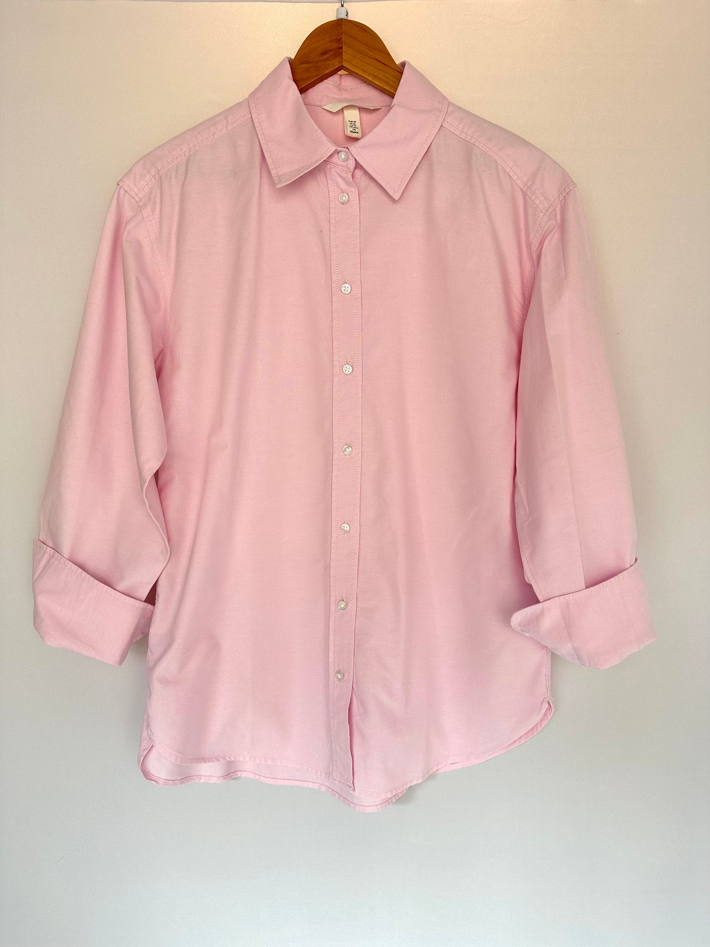 H&M · Camisa rosa