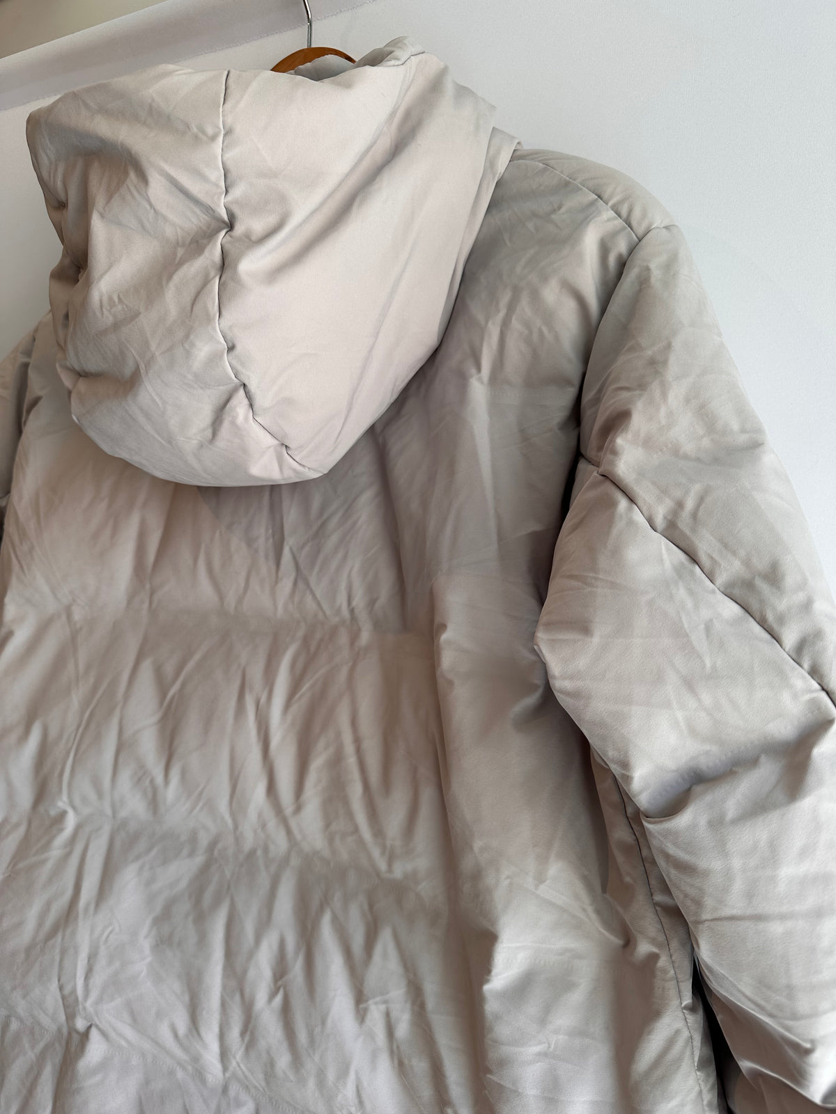Uniqlo · Casaco impermeável longo – cinza – Tam. M