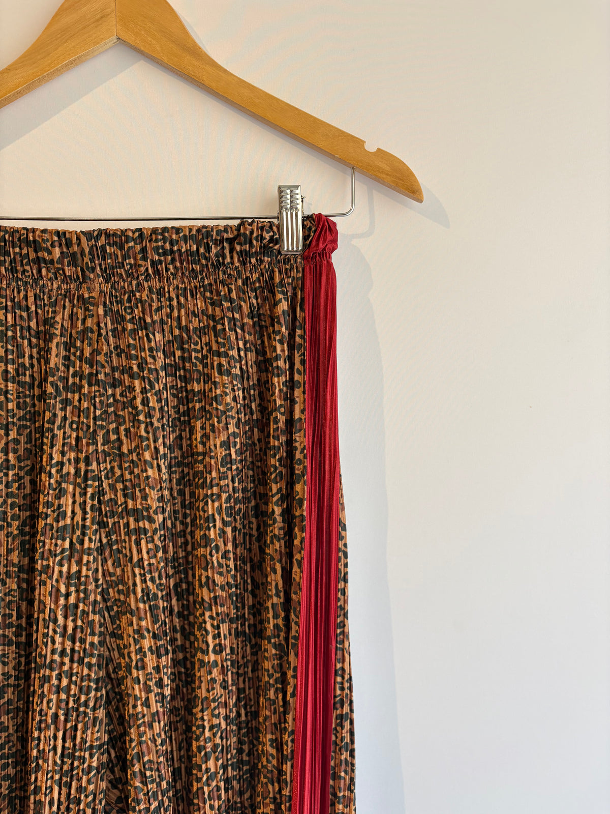 Farm · Calça animal print drapeada – Tam. P