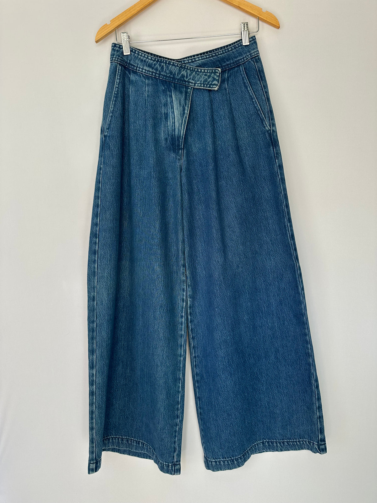 Zara · Calça jeans – lavagem tradicional – Tam. P