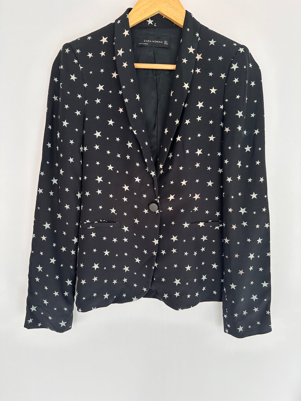 Zara · Blazer estrelas – marinho com estrelas – Tam. P