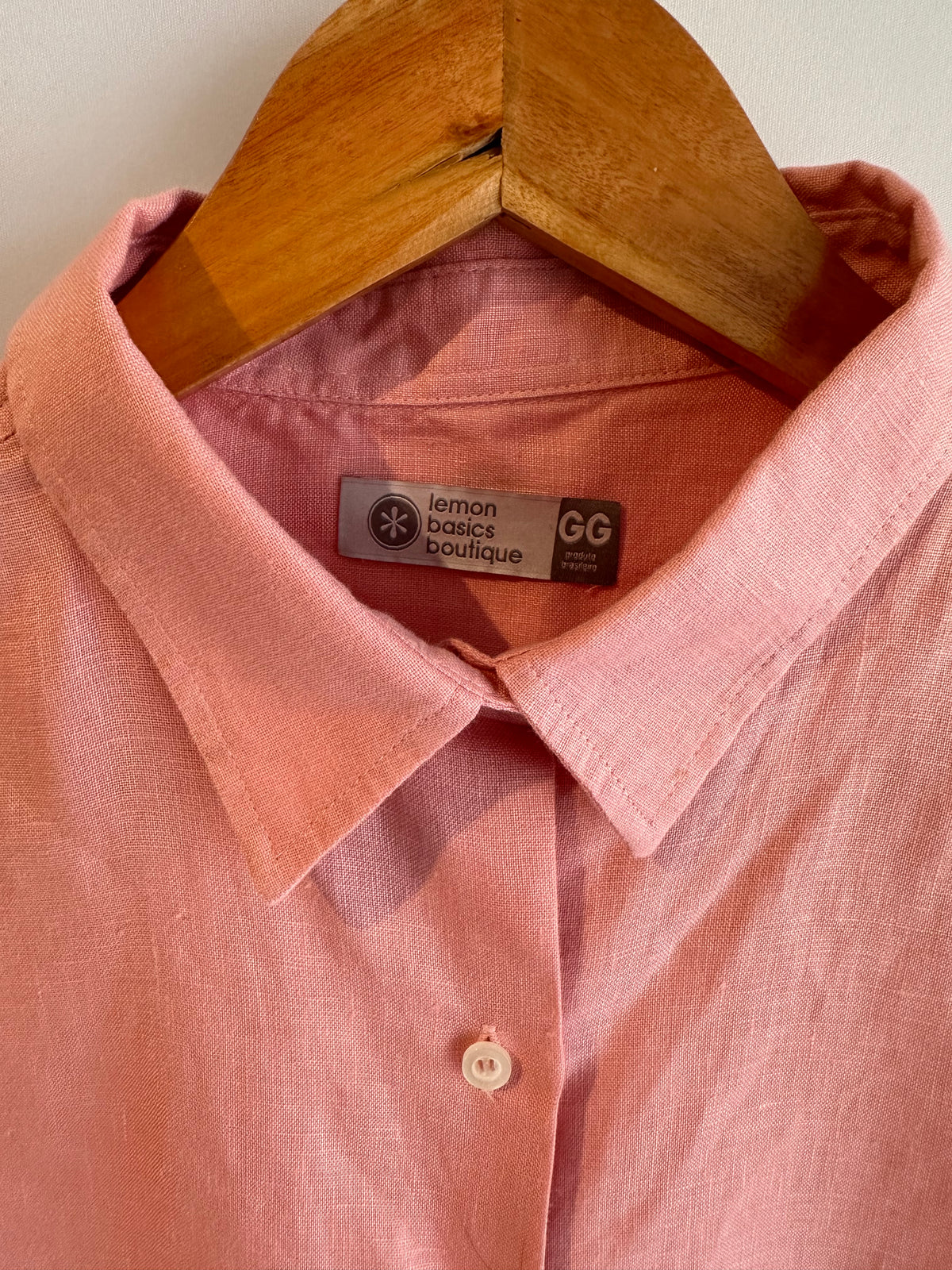 Lemon Basics · Camisa curta – rosa claro – Tam. GG