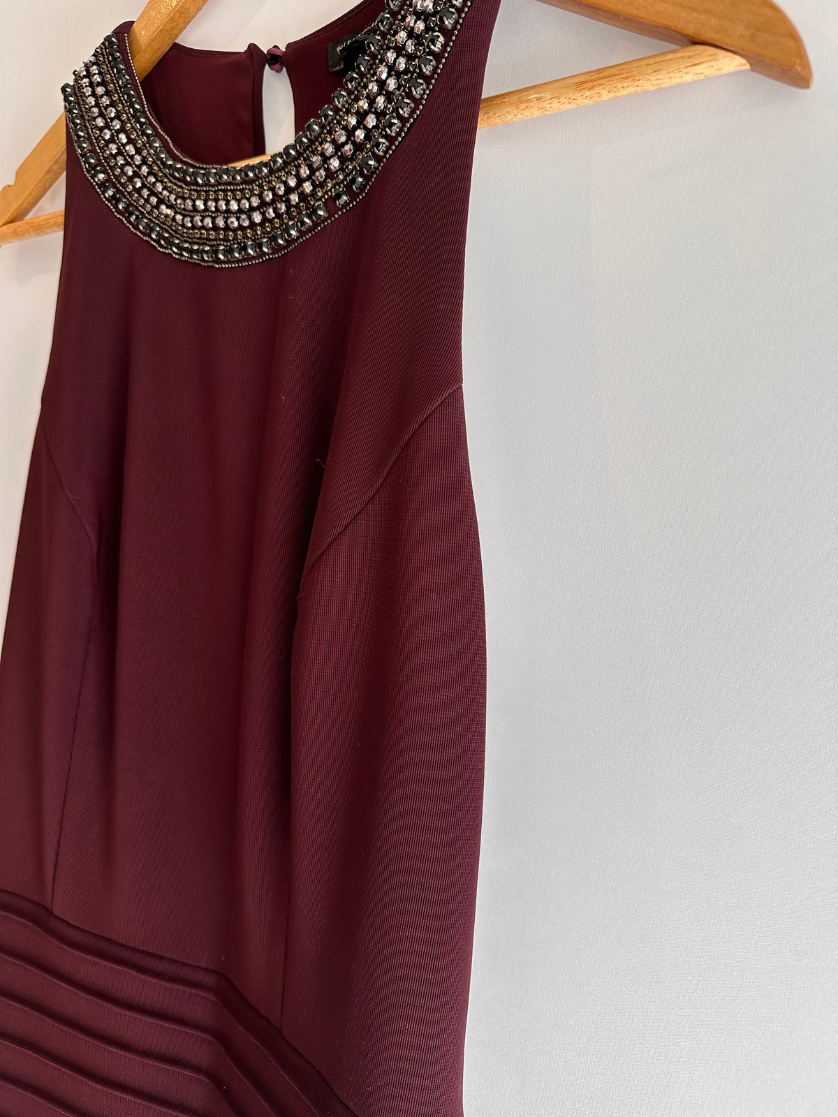 Le Lis Blanc · Vestido longo de festa – vinho – Tam. P