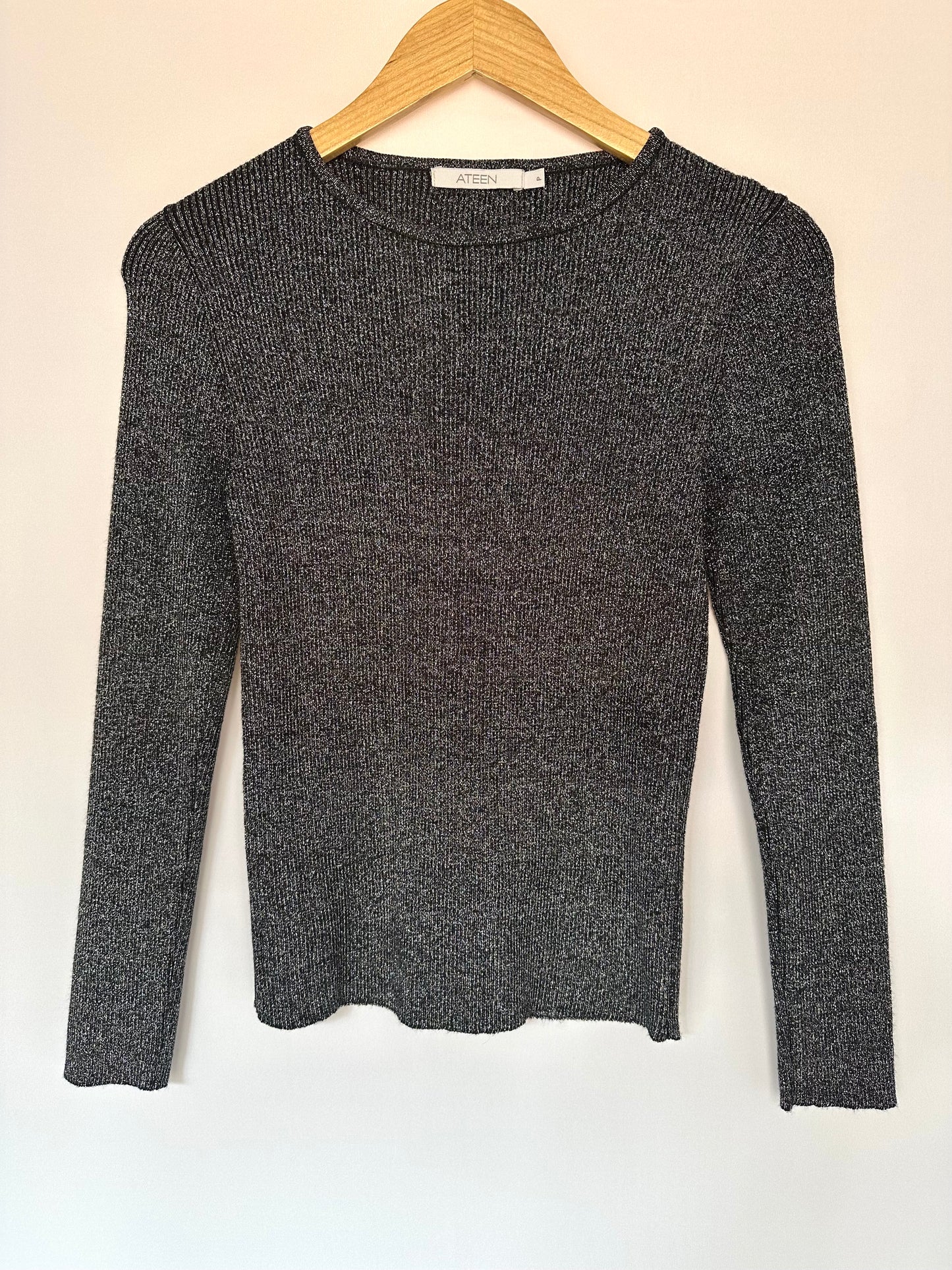 Ateen · Blusa manga longa lurex