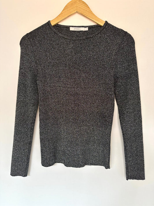 Ateen · Blusa manga longa lurex