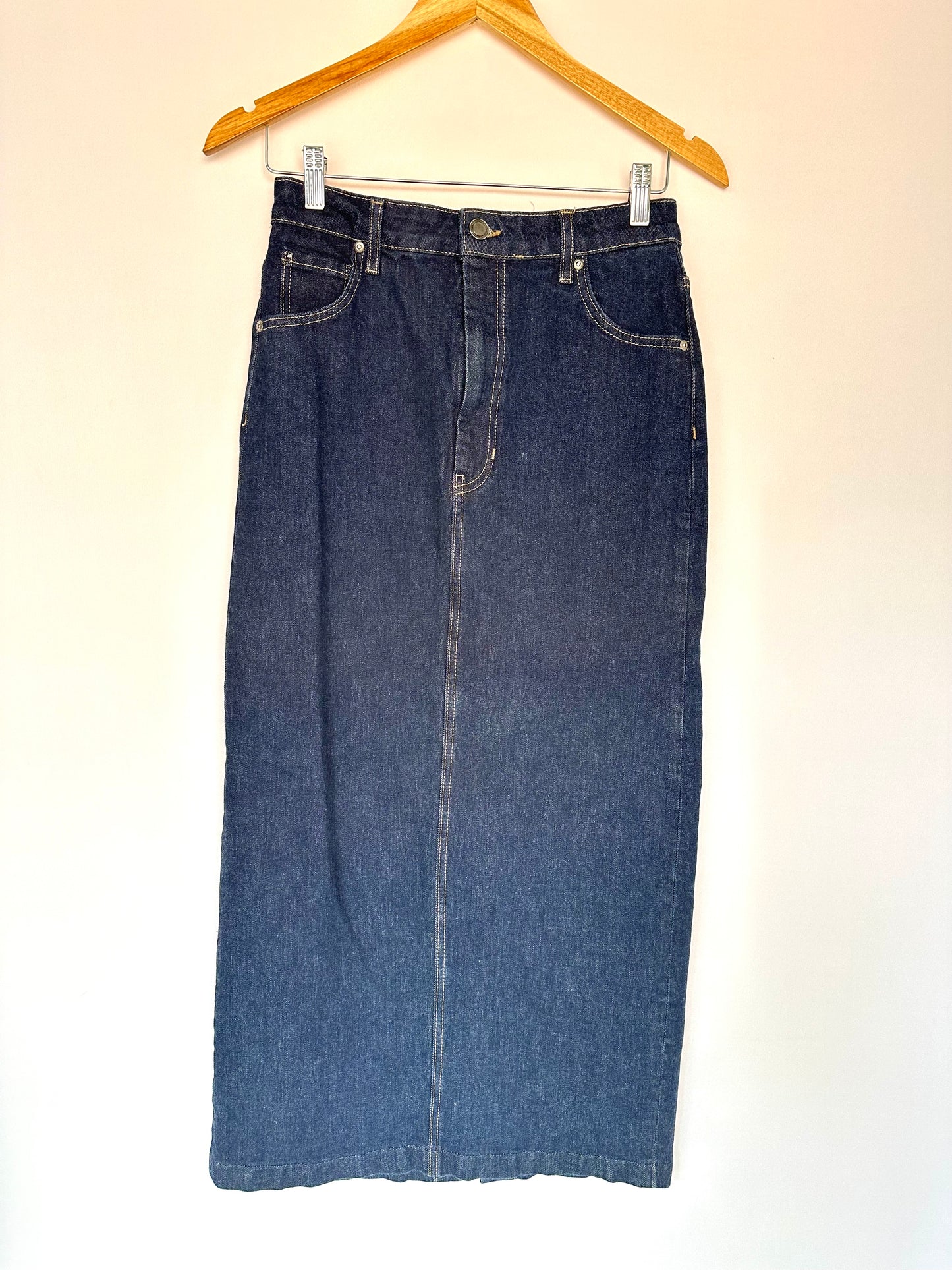 Zara · Saia longa em jeans