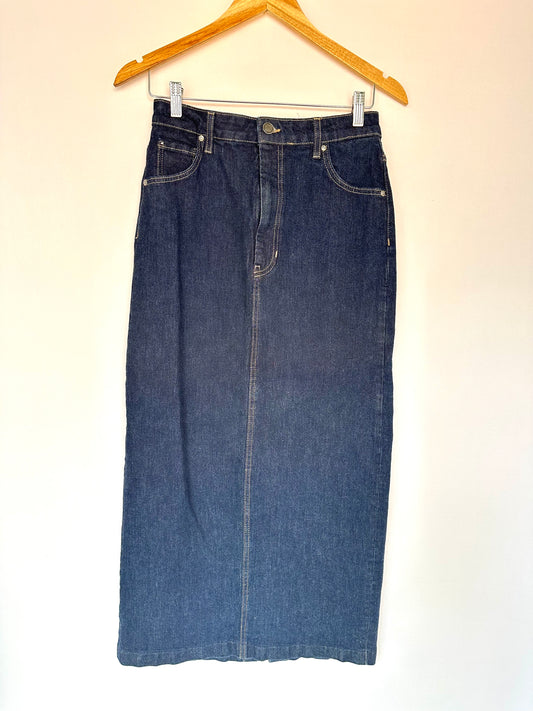 Zara · Saia longa em jeans