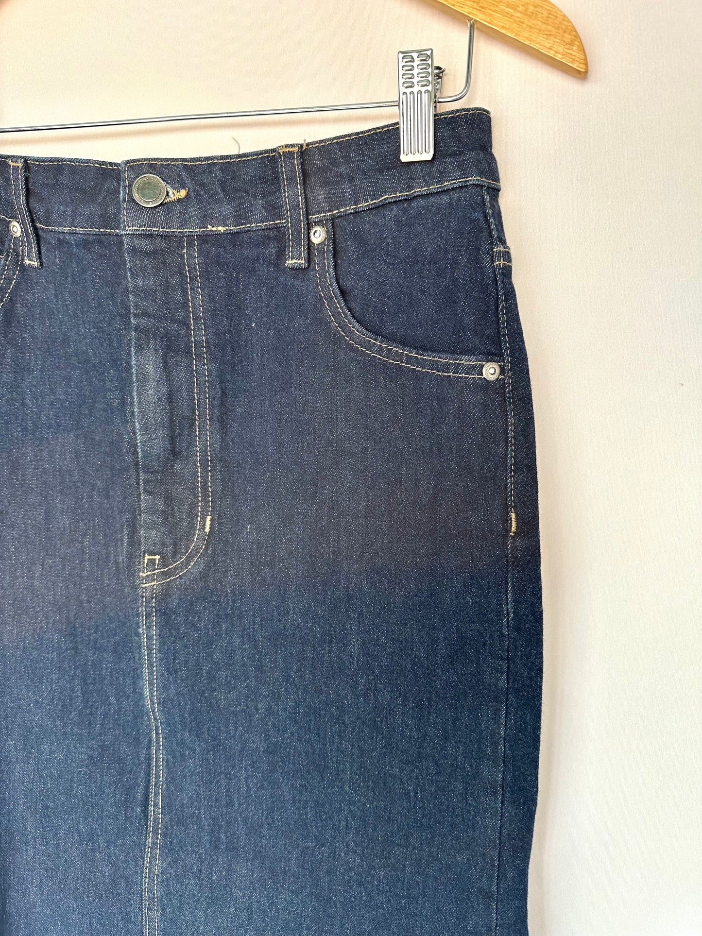 Zara · Saia longa em jeans