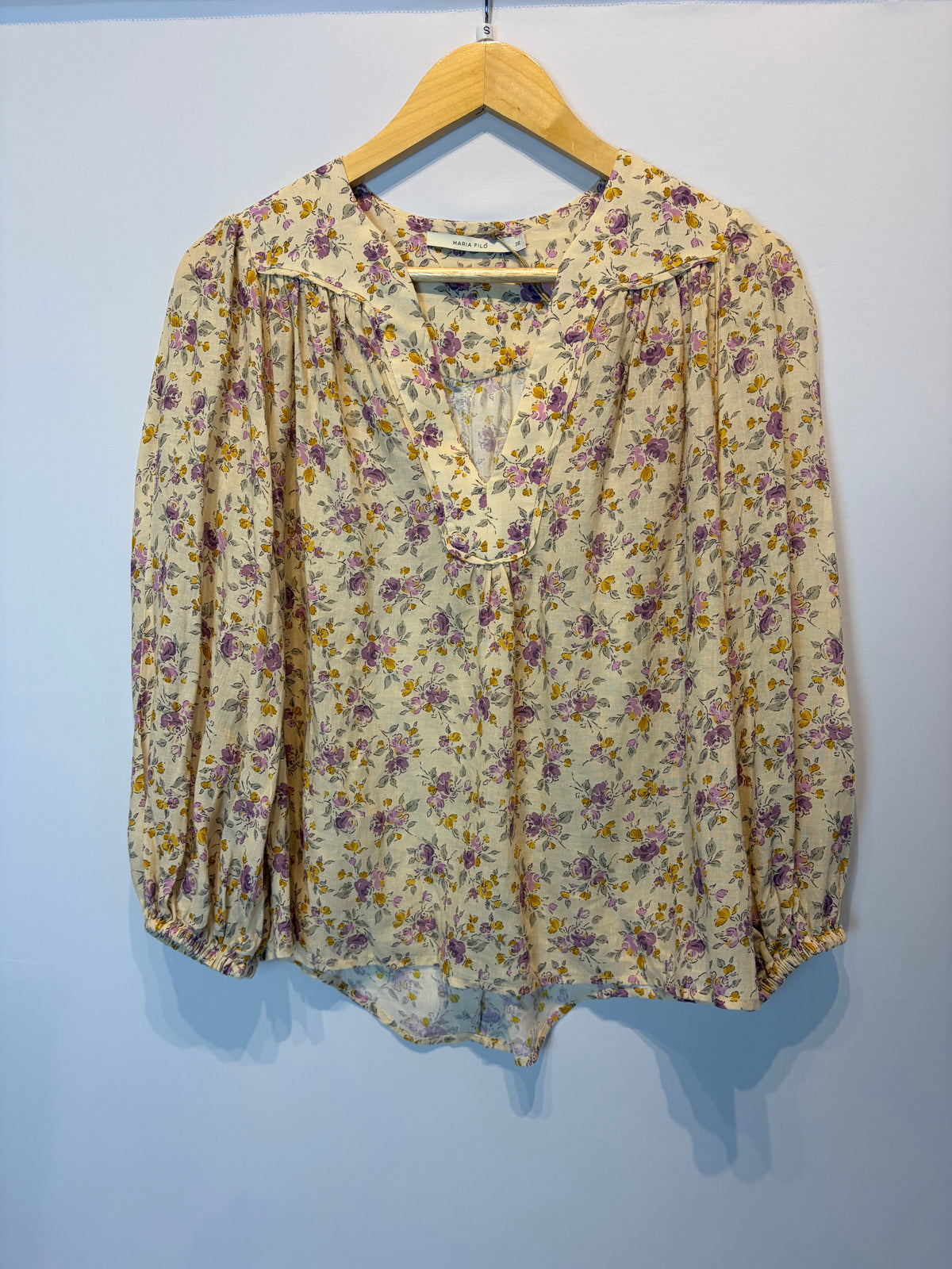 Maria Filó · Blusa tipo bata floral