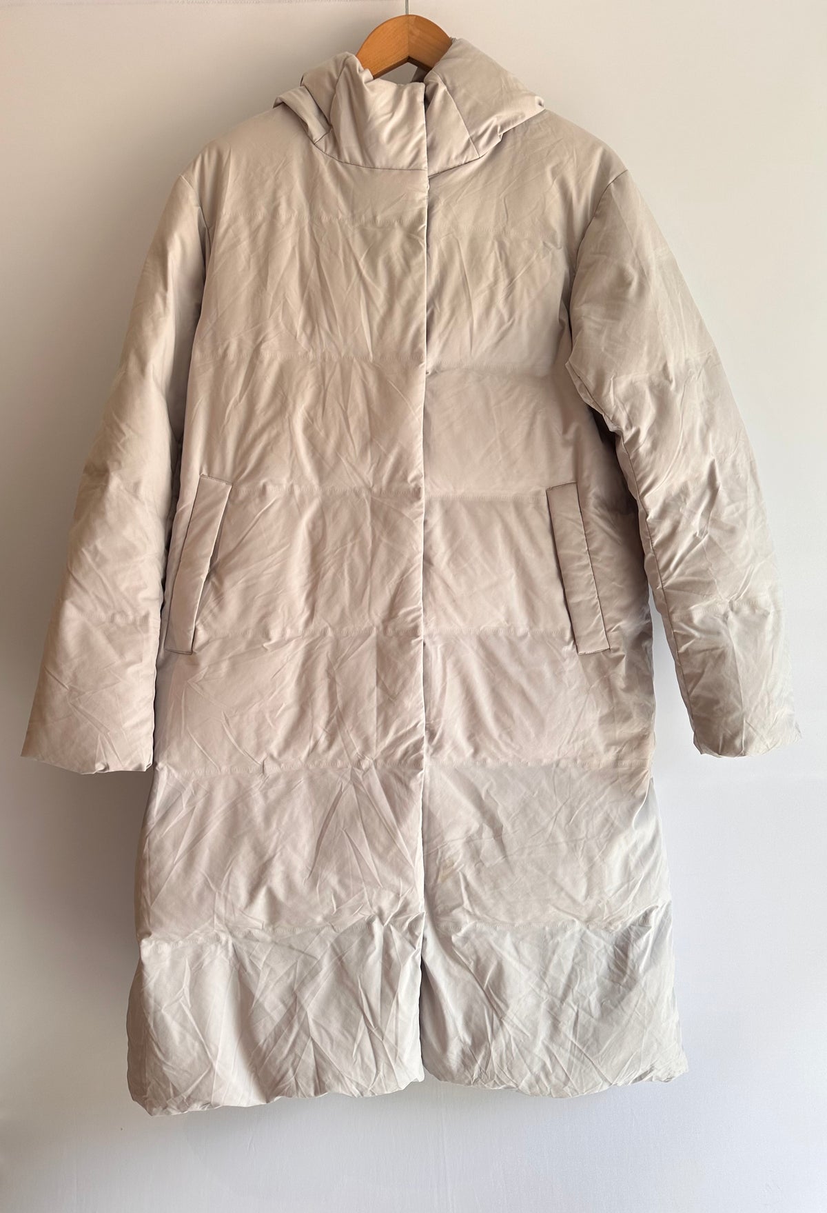Uniqlo · Casaco impermeável longo – cinza – Tam. M
