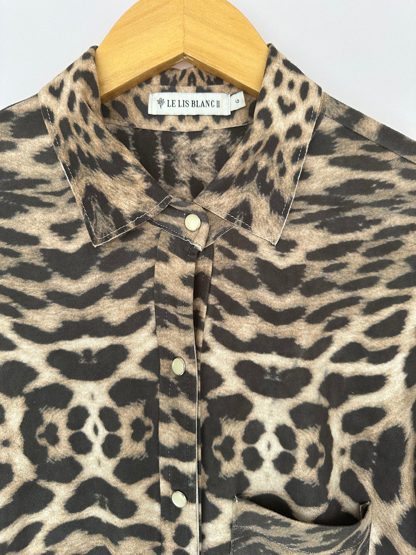 Camisa animal print Le Lis Blanc