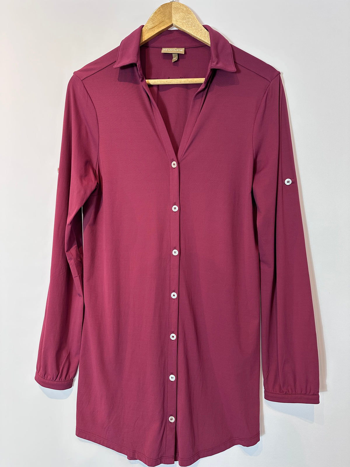 UV Line · Camisa longa – vinho – Tam. G