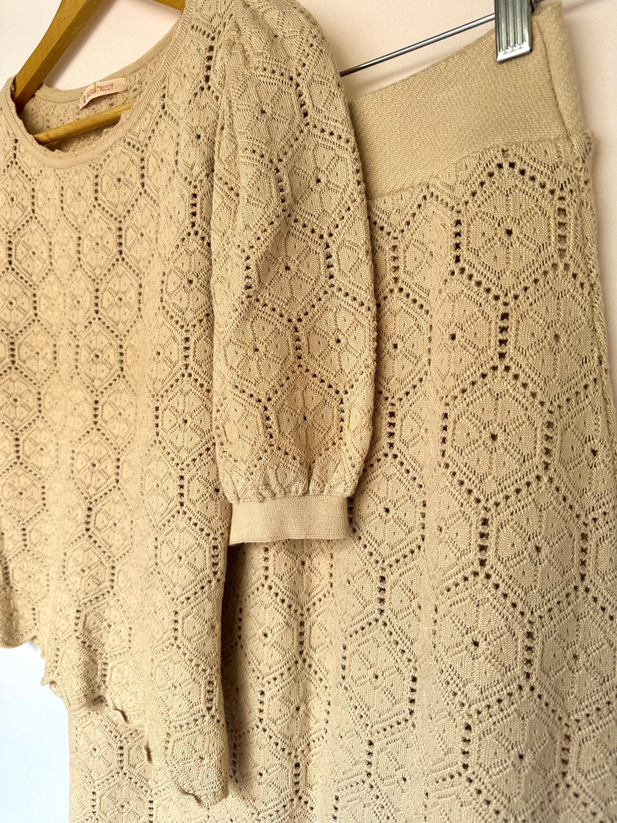 Galeria Tricot · Blusa em tricô conjunto