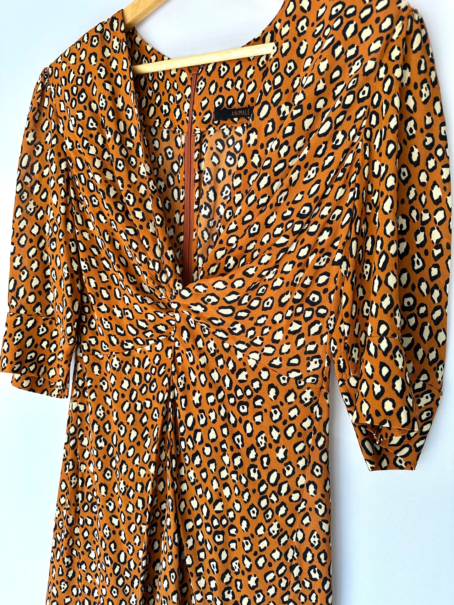 Animale · Vestido curto animal print