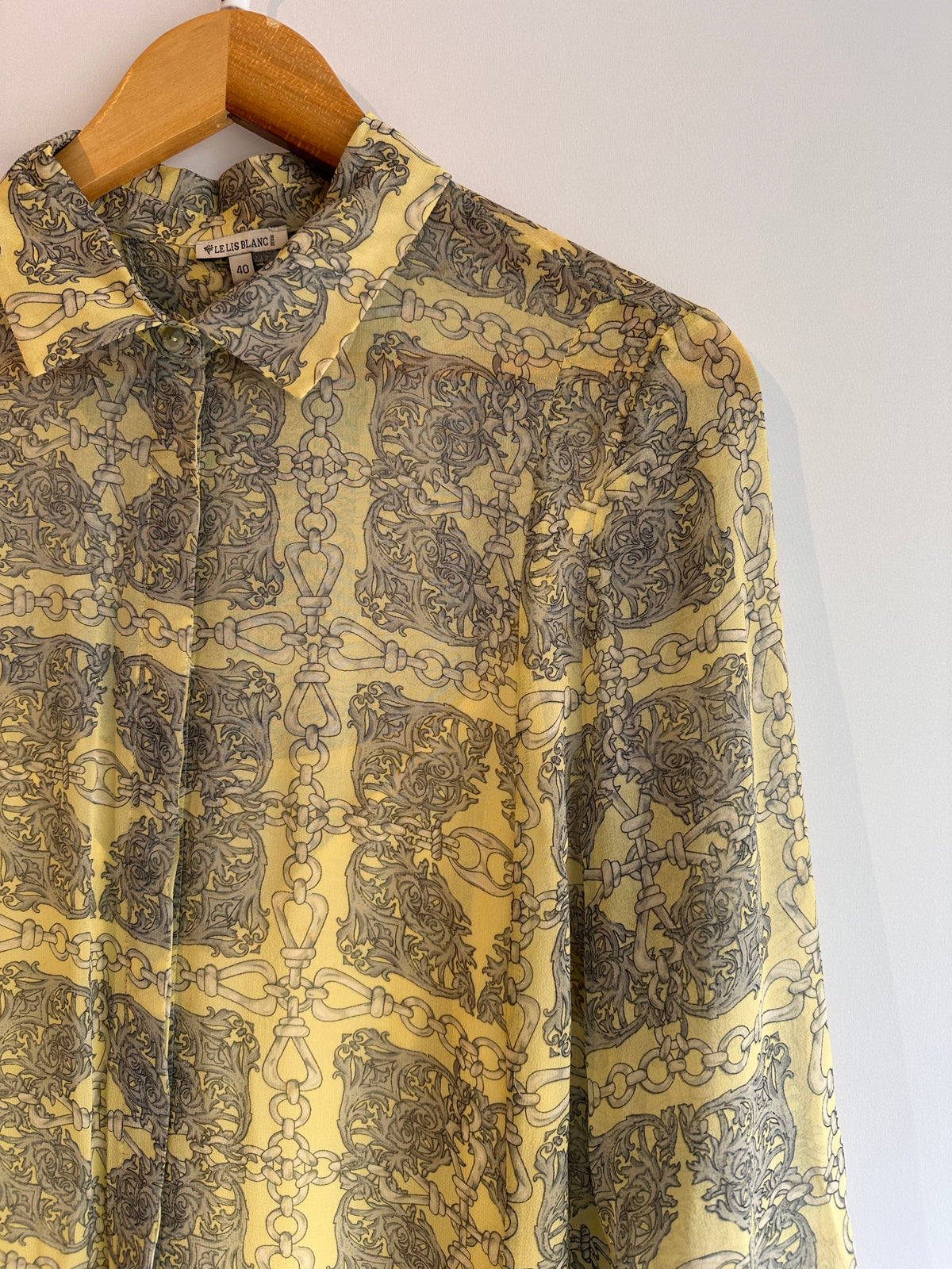 Le Lis Blanc · Vestido chamise mídi com combinação – amarelo – Tam. M